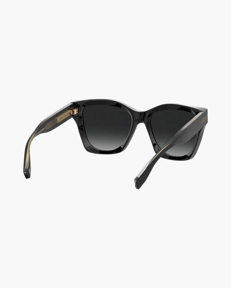 Lunette de Soleil Marc Jacobs Icon Edge Oversized Square Sunglasses Femme Noir | 498KEBDHA