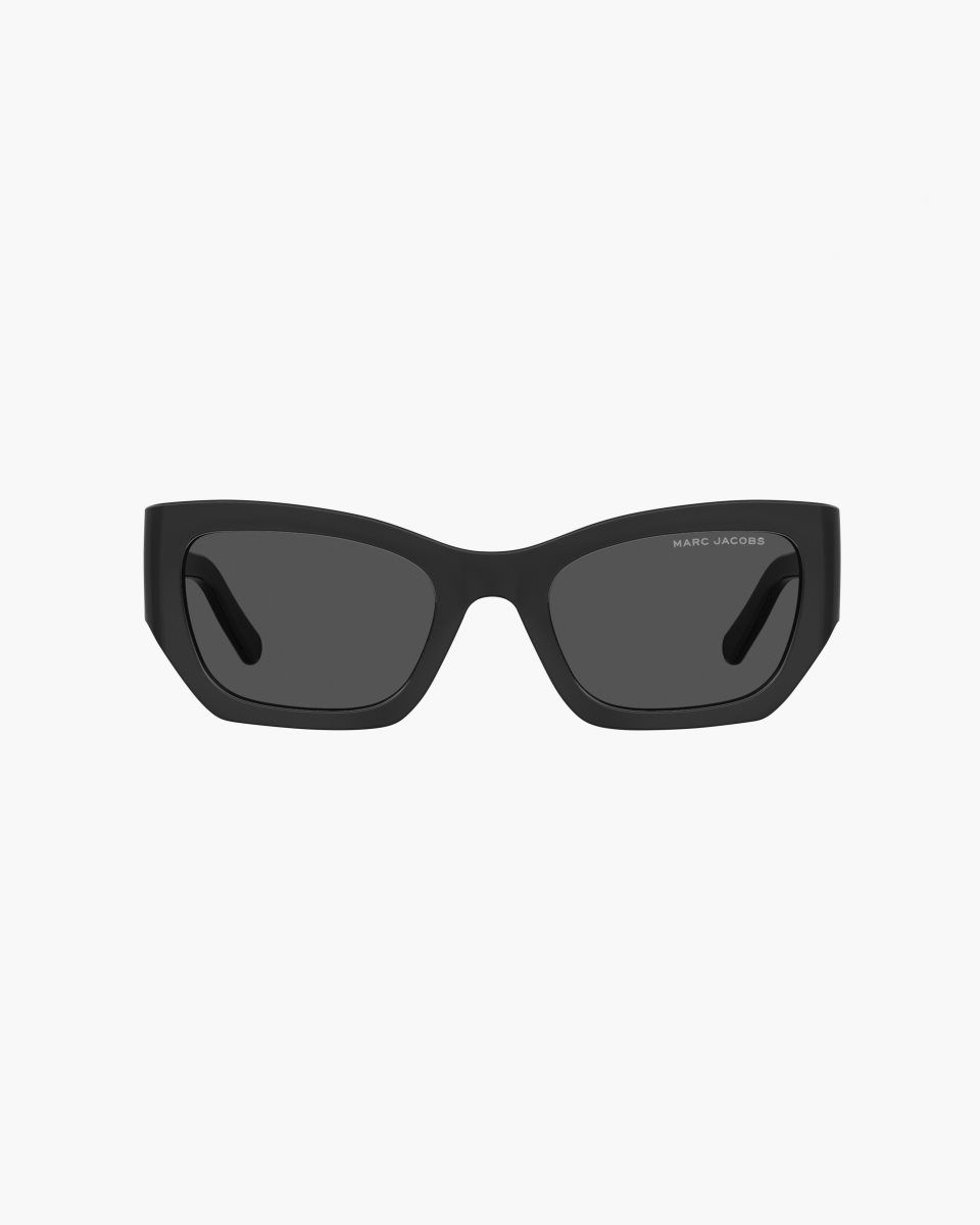 Lunette de Soleil Marc Jacobs The J Marc Square Cat Eye Sunglasses Femme Noir | 876BIGRHP