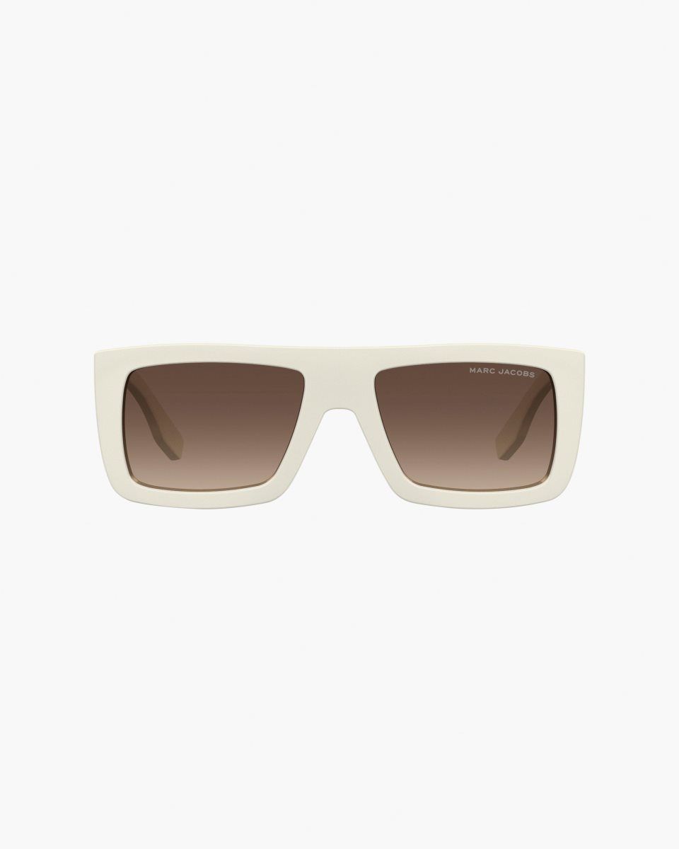 Lunette de Soleil Marc Jacobs The Square Sunglasses Femme Blanche | 031WOYFZD