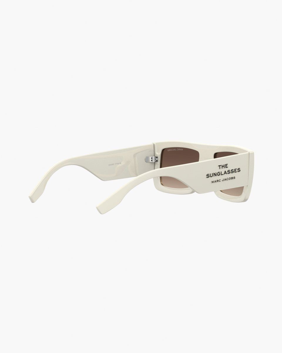 Lunette de Soleil Marc Jacobs The Square Sunglasses Femme Blanche | 031WOYFZD