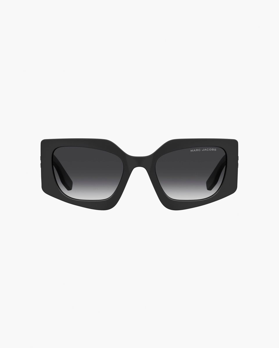 Lunette de Soleil Marc Jacobs The Square Cat Eye Sunglasses Femme Noir | 041IELYBA