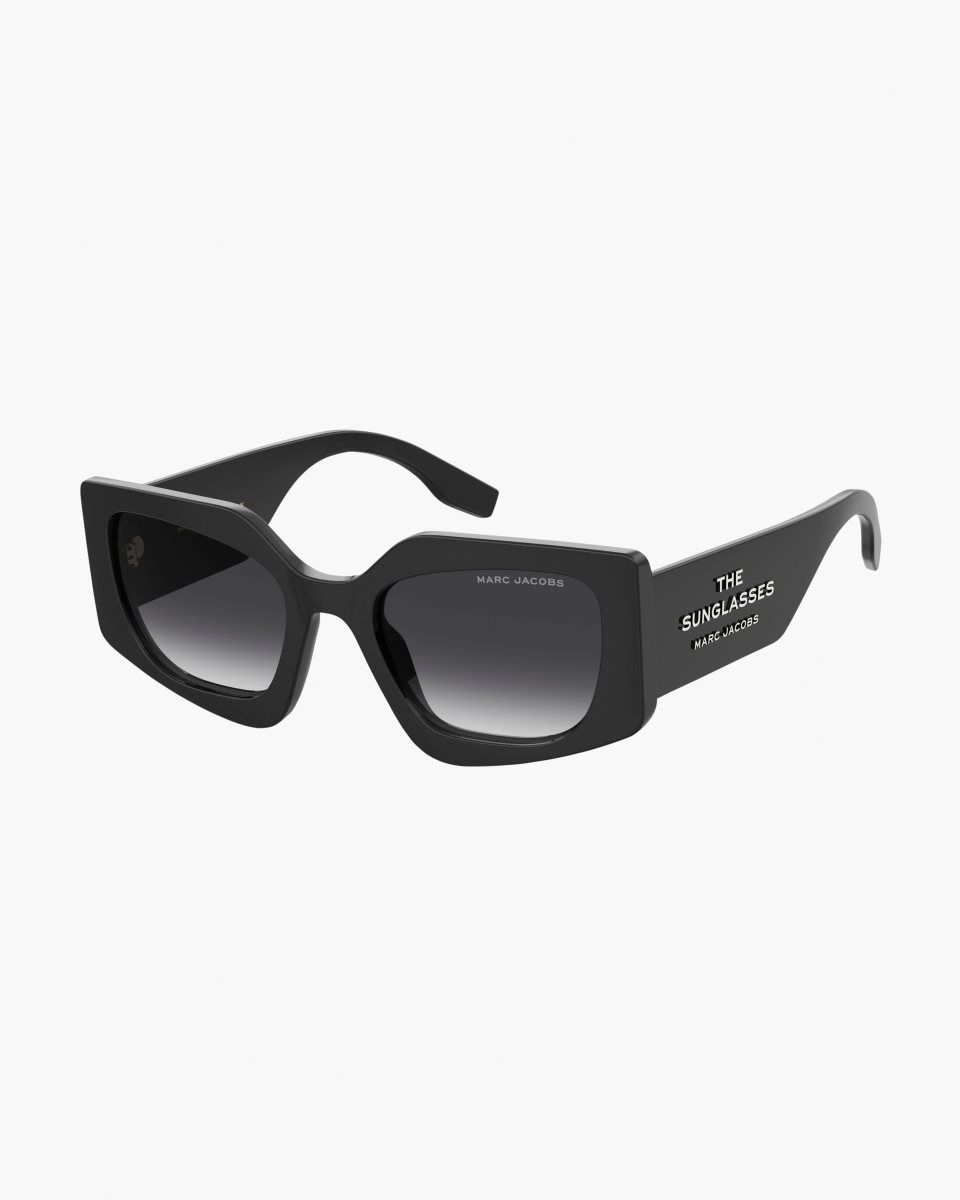 Lunette de Soleil Marc Jacobs The Square Cat Eye Sunglasses Femme Noir | 041IELYBA