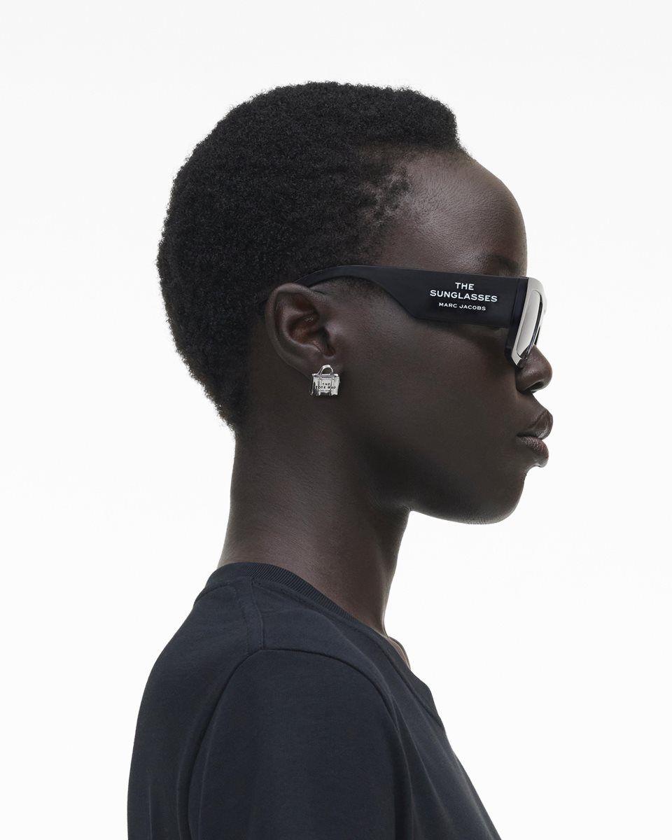 Lunette de Soleil Marc Jacobs The Square Sunglasses Femme Noir | 521DHPZLV