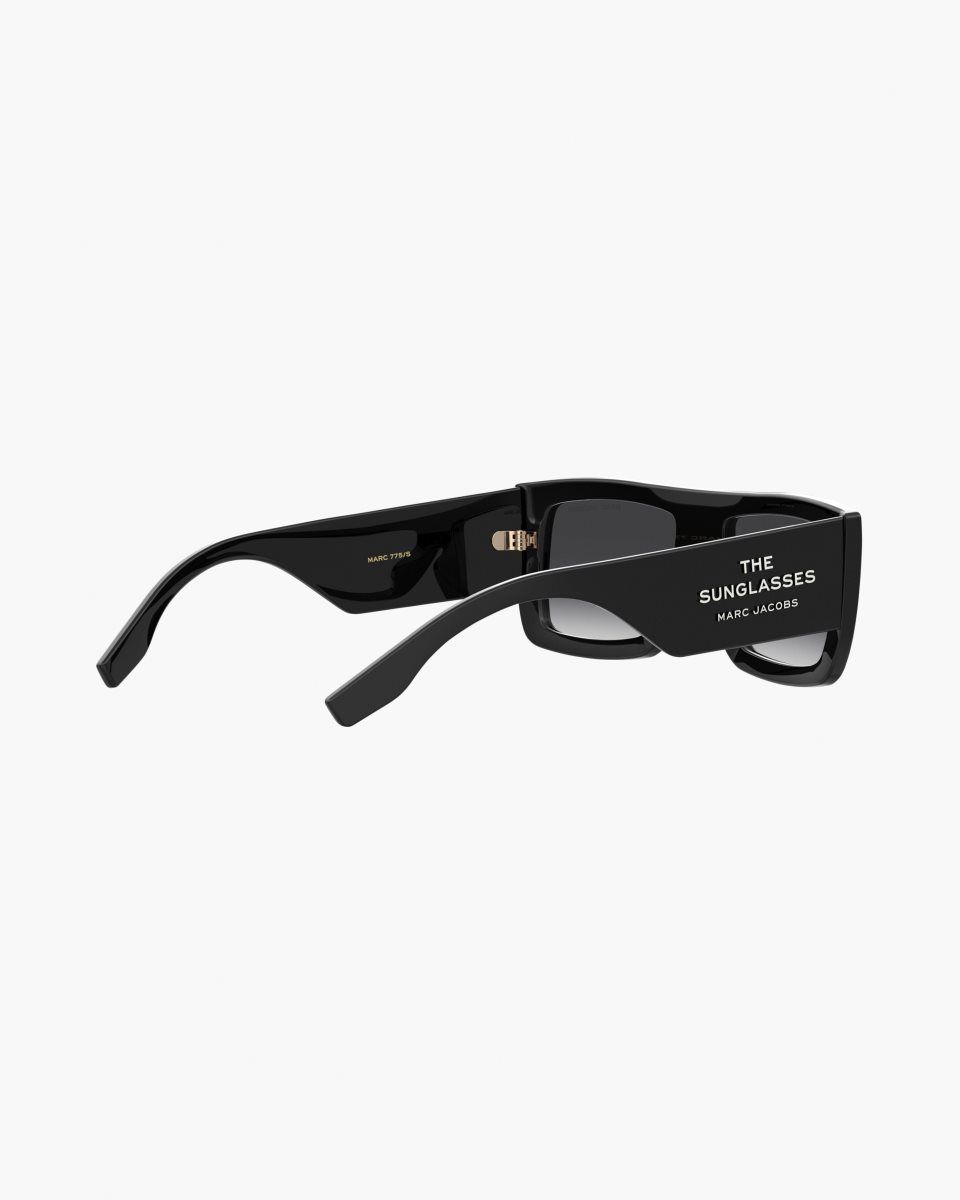 Lunette de Soleil Marc Jacobs The Square Sunglasses Femme Noir | 521DHPZLV
