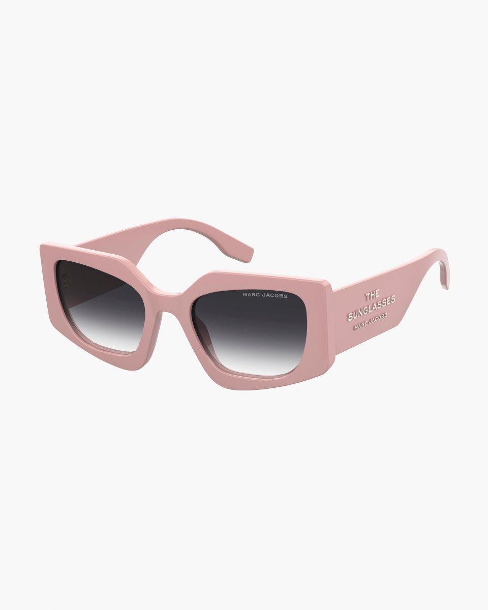 Lunette de Soleil Marc Jacobs The Square Cat Eye Sunglasses Femme Rose | 739AOLDUG