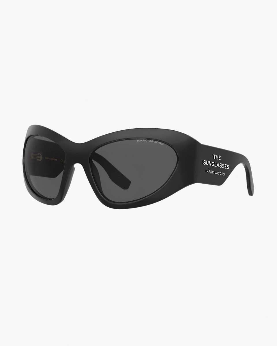 Lunette de Soleil Marc Jacobs The Wrapped Sunglasses Femme Noir | 362DMQOSJ