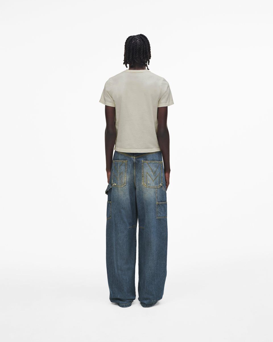 Pantalons Marc Jacobs Grunge Oversized Carpenter Jean Femme Indigo | 261LWNHJU