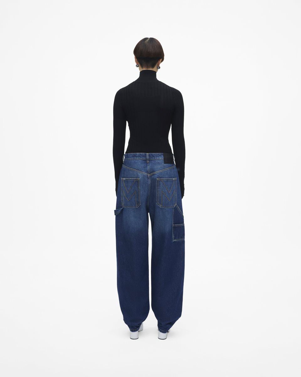 Pantalons Marc Jacobs The Oversized Jeans Femme Indigo | 914NHZFQX