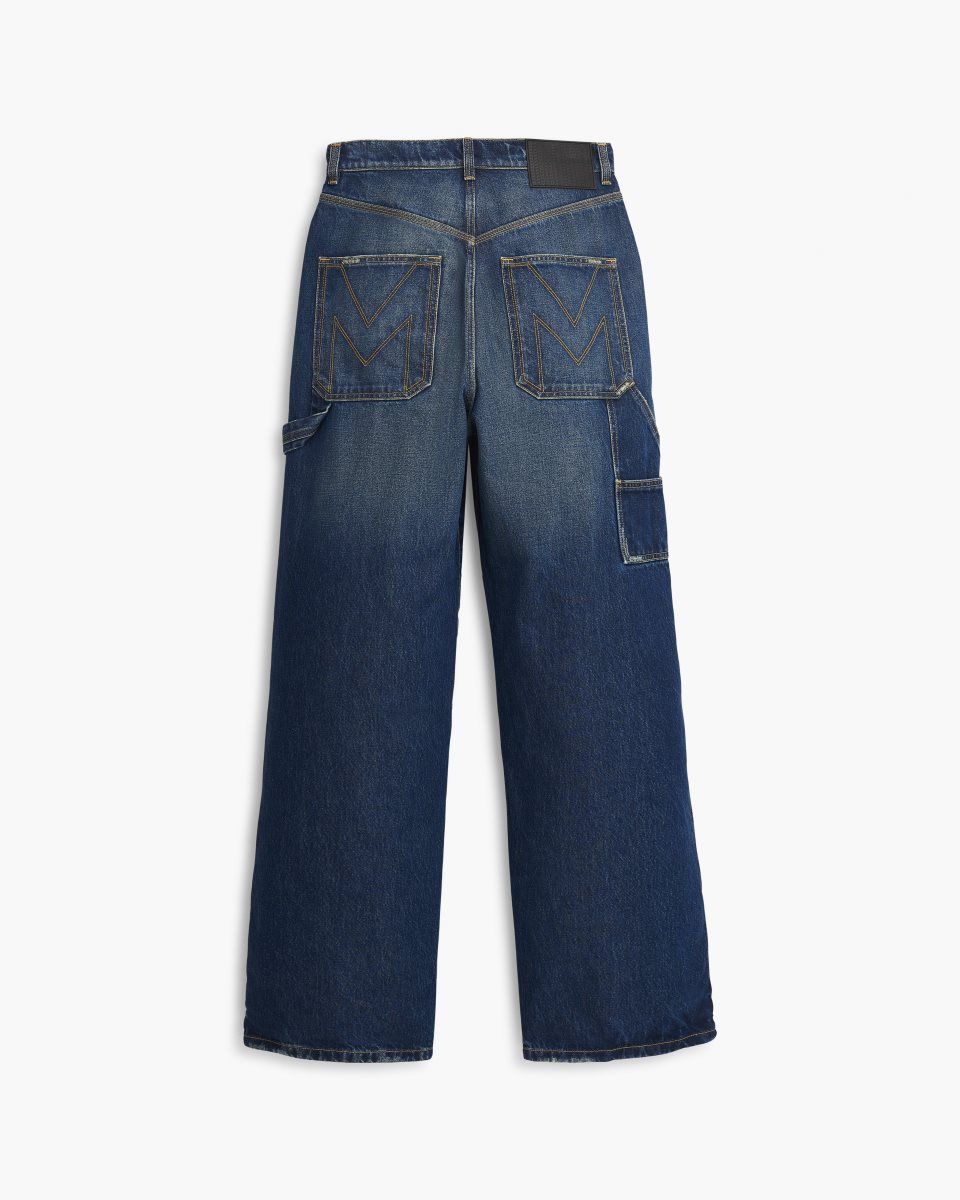 Pantalons Marc Jacobs The Oversized Jeans Femme Indigo | 914NHZFQX