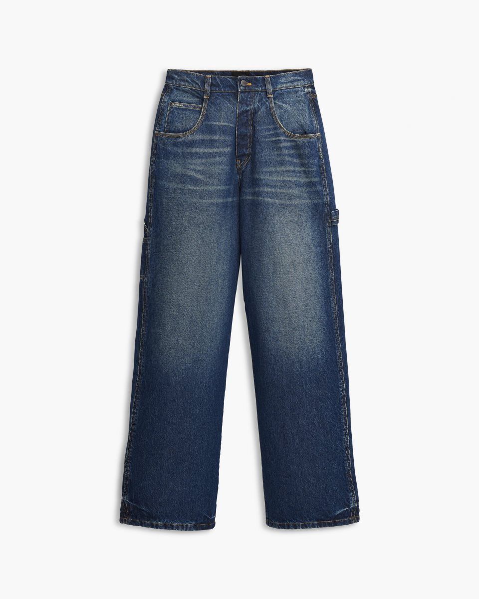 Pantalons Marc Jacobs The Oversized Jeans Femme Indigo | 914NHZFQX