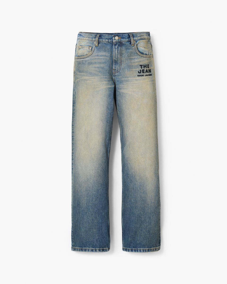 Pantalons Marc Jacobs The Washed Jean Femme Lavage Indigo | 724PFRLEI