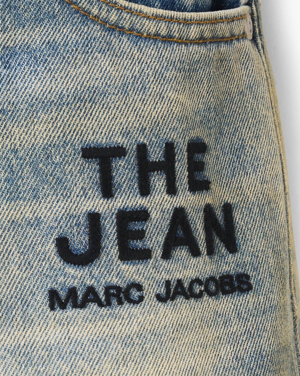 Pantalons Marc Jacobs The Washed Jean Femme Lavage Indigo | 724PFRLEI