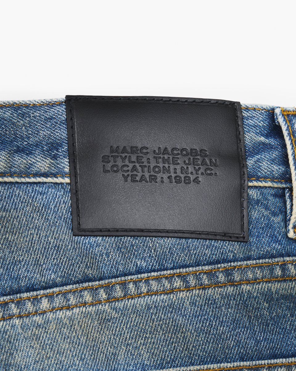 Pantalons Marc Jacobs The Washed Jean Femme Lavage Indigo | 724PFRLEI