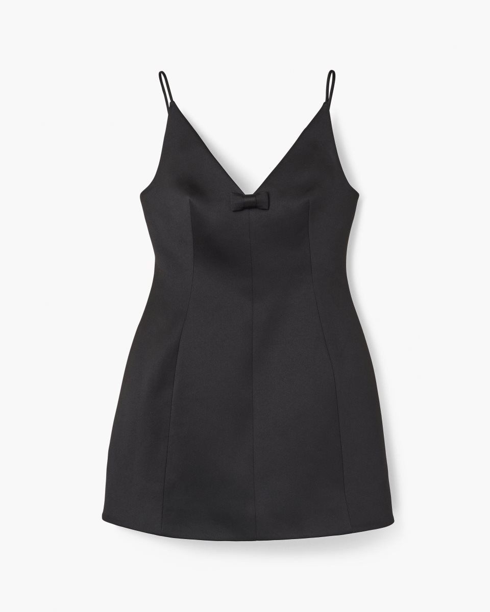 Peignoir Marc Jacobs The Satin Bow Dress Femme Noir | 526LRFGCT