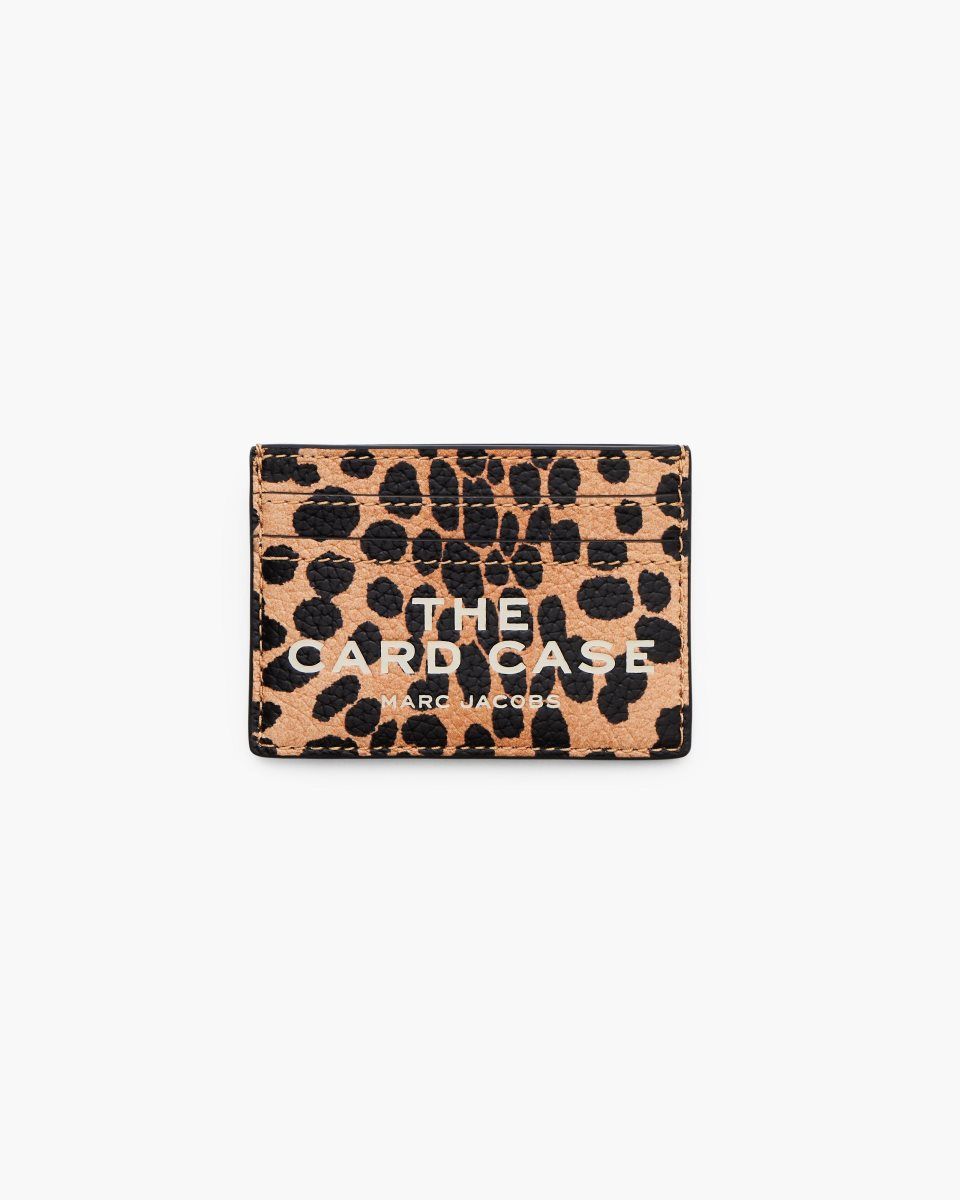 Petits Portefeuilles Marc Jacobs The Cheetah Card Case Femme Noir Multicolore | 490DQRIWC