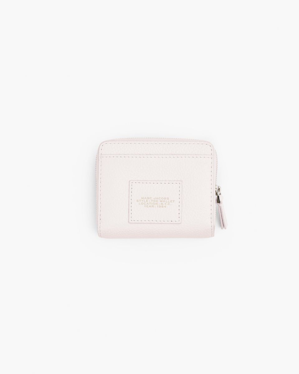 Petits Portefeuilles Marc Jacobs The Leather Mini Compact Wallet Femme Cotton | 207NICLVJ