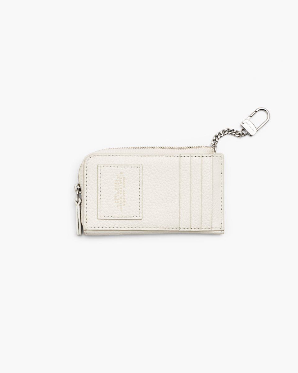 Petits Portefeuilles Marc Jacobs The Leather Top Zip Multi Wallet Femme Cotton | 829IFUEWR