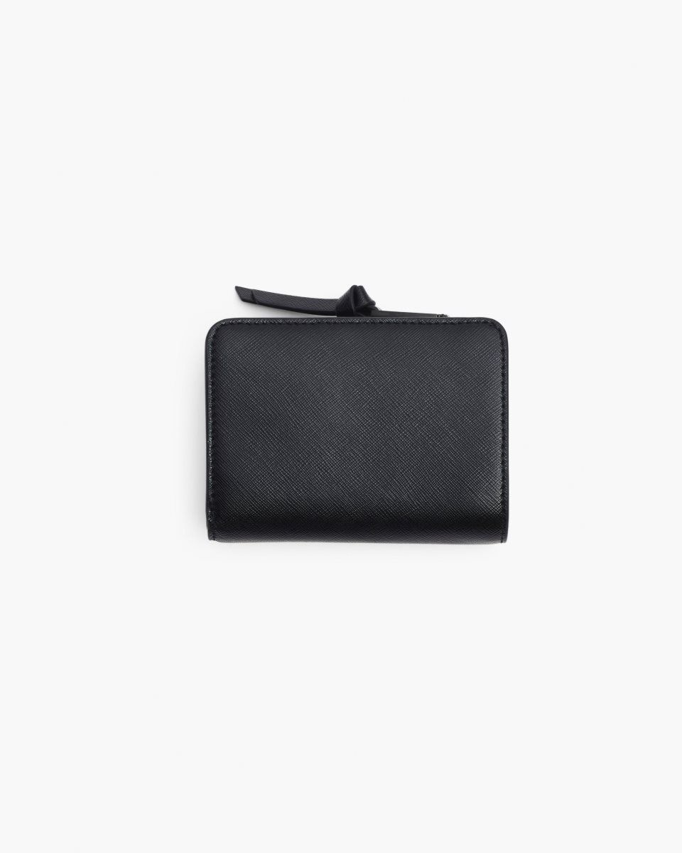 Petits Portefeuilles Marc Jacobs The Utility Snapshot DTM Mini Compact Wallet Femme Noir | 350DYCBUR