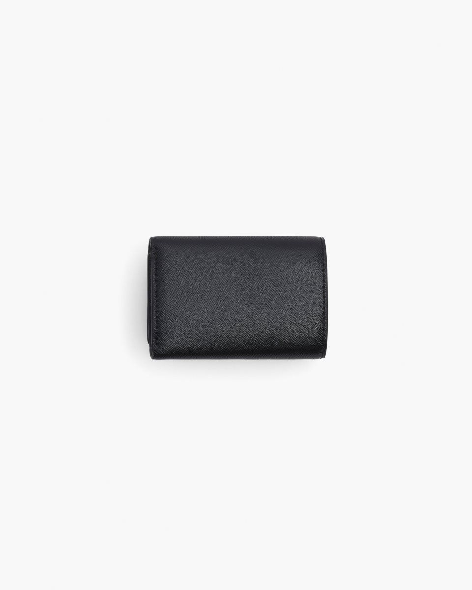 Petits Portefeuilles Marc Jacobs The Utility Snapshot DTM Mini Trifold Wallet Femme Noir | 469JTEXZF