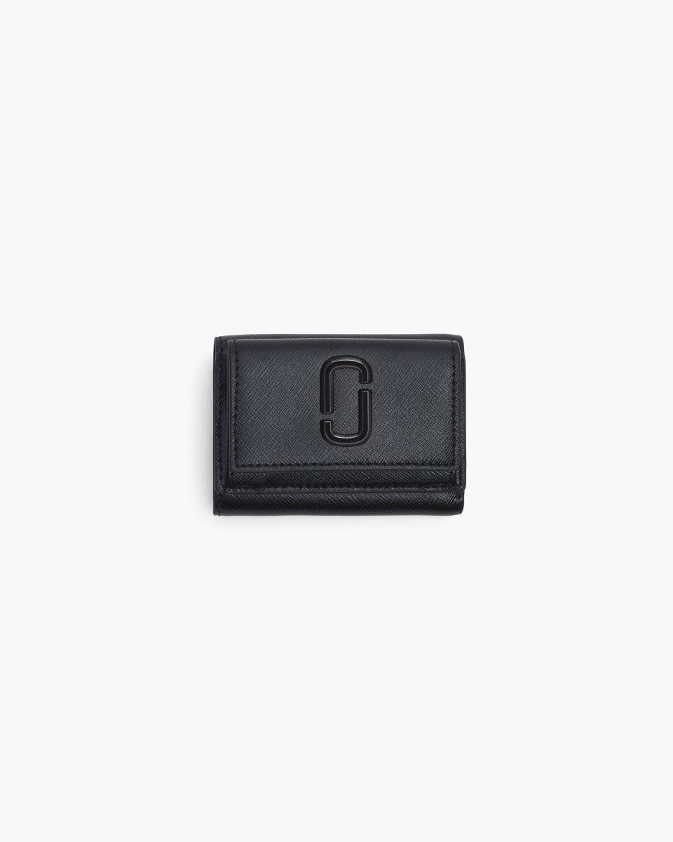 Petits Portefeuilles Marc Jacobs The Utility Snapshot DTM Mini Trifold Wallet Femme Noir | 469JTEXZF