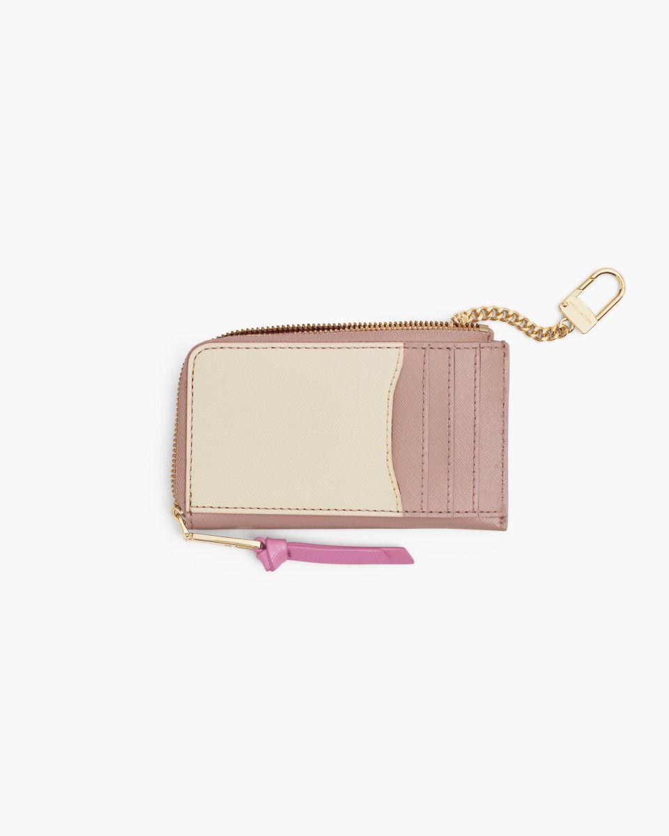 Petits Portefeuilles Marc Jacobs The Utility Snapshot Top Zip Multi Wallet Femme Rose Multicolore | 651IRSBAT