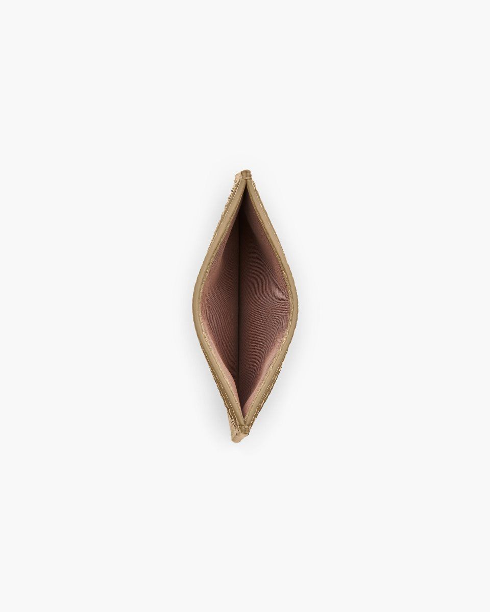 Porte Cartes Marc Jacobs The Leather Card Case Femme Marron | 615GJZYFD