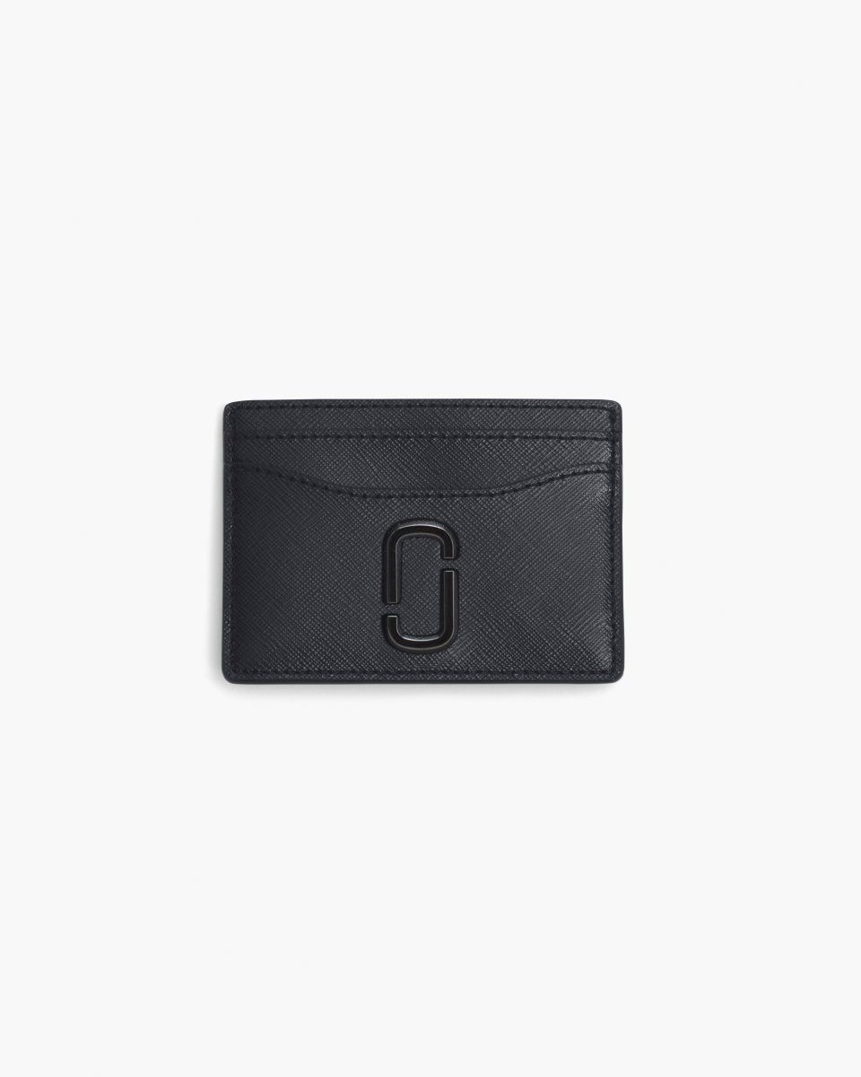 Porte Cartes Marc Jacobs The Utility Snapshot DTM Card Case Femme Noir | 291ZVKUAL