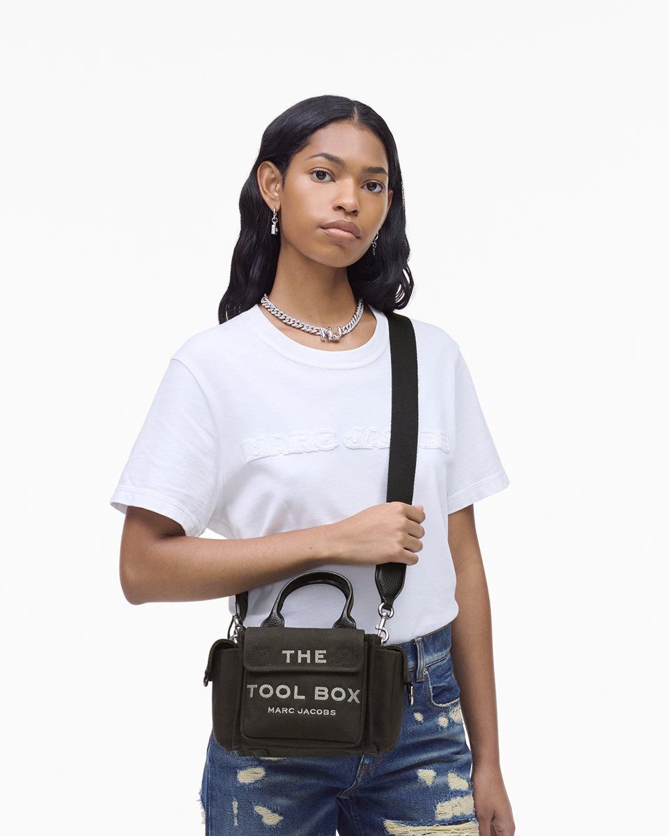 Sac Bandoulière Marc Jacobs The Crossbody Tool Box Femme Noir | 437WRNFDT