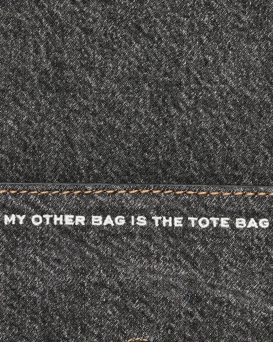 Sac Bandoulière Marc Jacobs The Denim Chain Mini Bag Femme Noir Lavage | 236FZNLYD