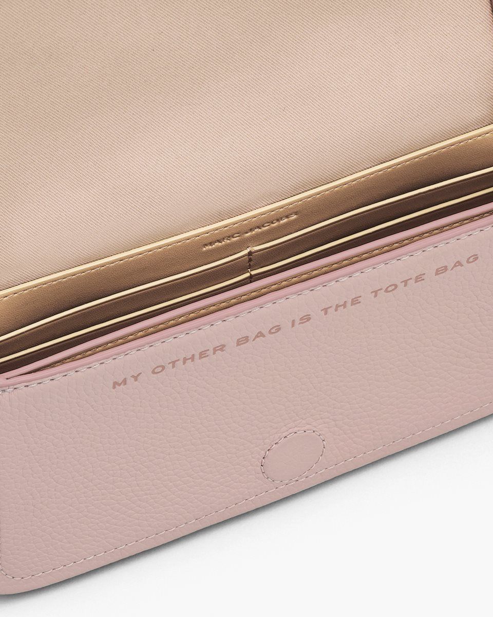 Sac Bandoulière Marc Jacobs The Leather Mini Bag Femme Rose | 735WIJQTL