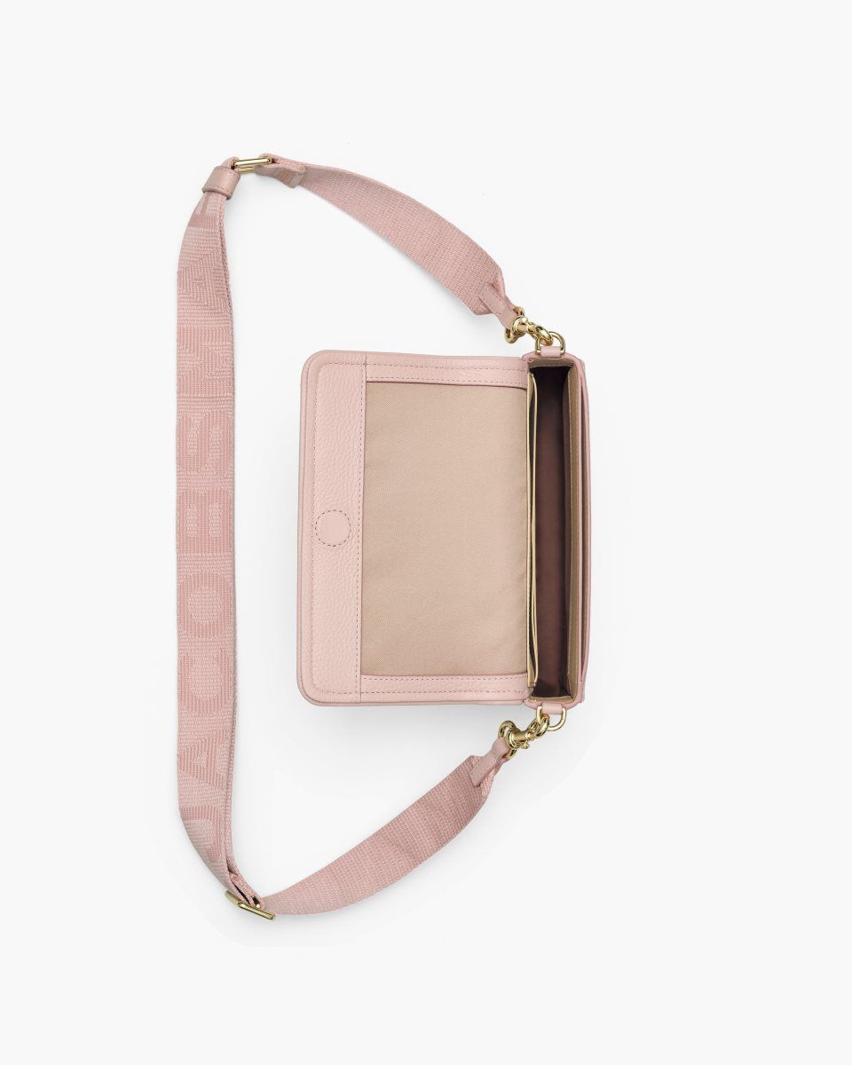 Sac Bandoulière Marc Jacobs The Leather Mini Bag Femme Rose | 735WIJQTL