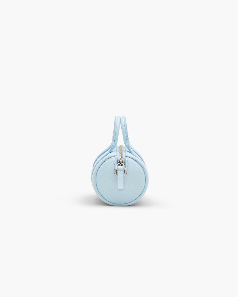 Sac Bandoulière Marc Jacobs The Leather Nano Duffle Crossbody Femme Bleu | 463SWVPGE