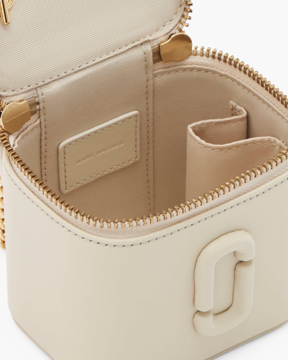 Sac Bandoulière Marc Jacobs The Mini Vanity Femme Blanche | 254OWNDUP