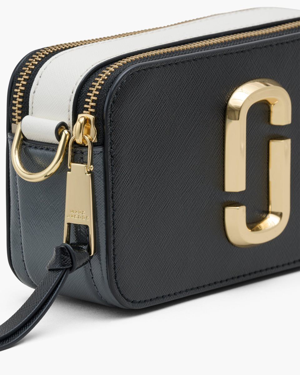 Sac Bandoulière Marc Jacobs The Snapshot Femme Noir Multicolore | 629LVKAJR