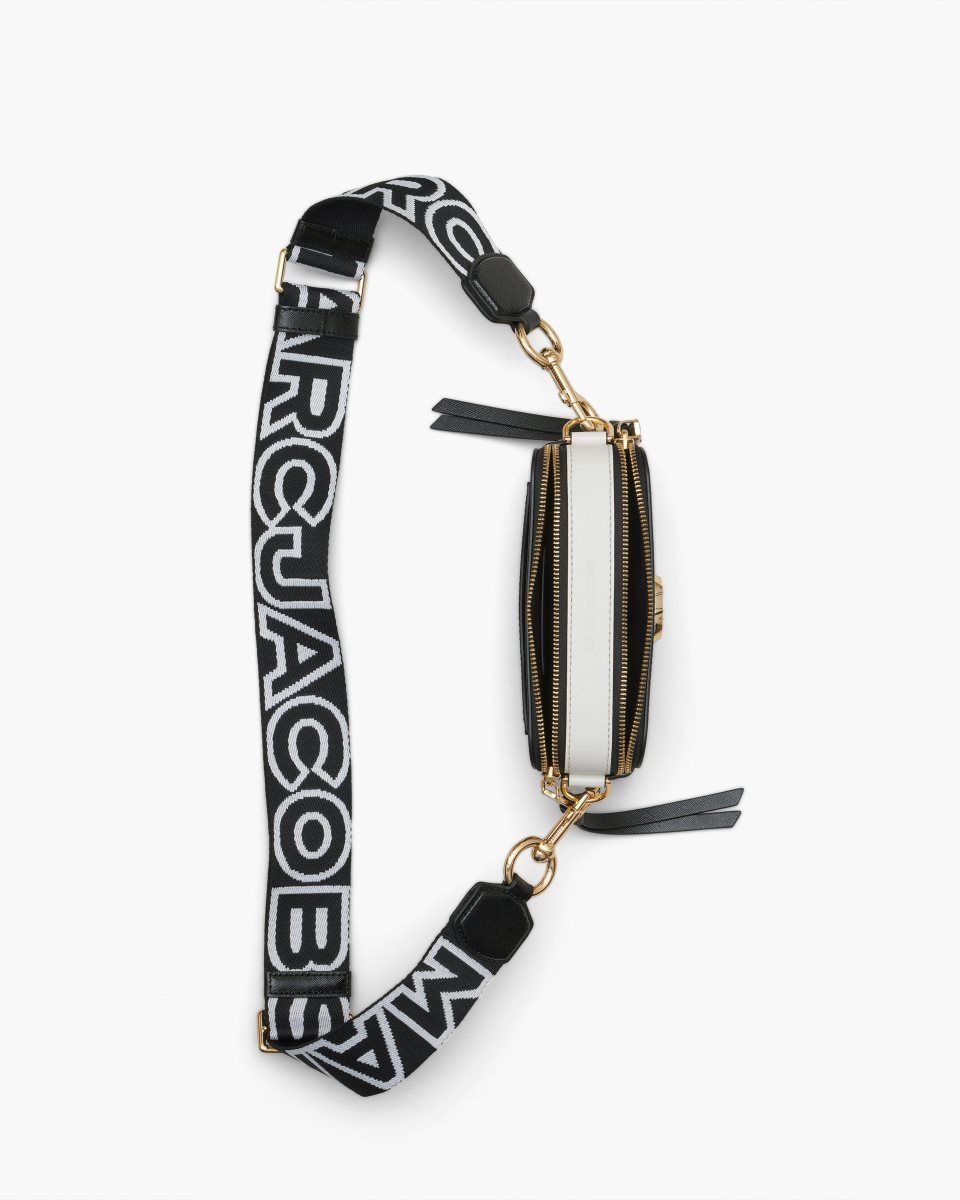 Sac Bandoulière Marc Jacobs The Snapshot Femme Noir Multicolore | 629LVKAJR