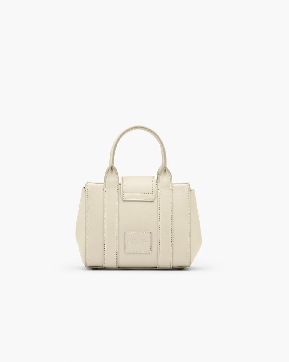Sac Bandoulière Marc Jacobs The Turnlock Crossbody Tote Bag Femme Blanche | 407NTCZWG