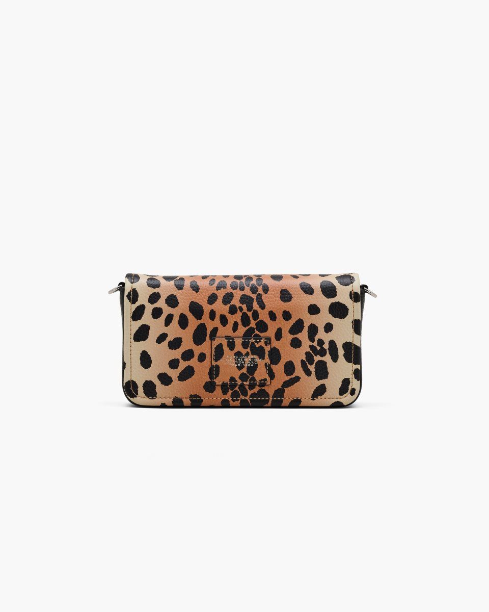Sac Mini Marc Jacobs The Cheetah Chain Mini Bag Femme Noir Multicolore | 738UGZJWE