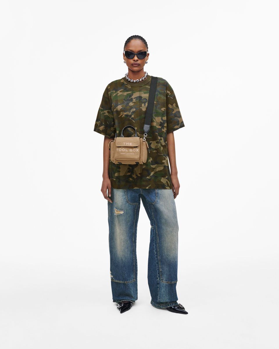 Sac Mini Marc Jacobs The Crossbody Tool Box Femme Marron | 781OMGFTI