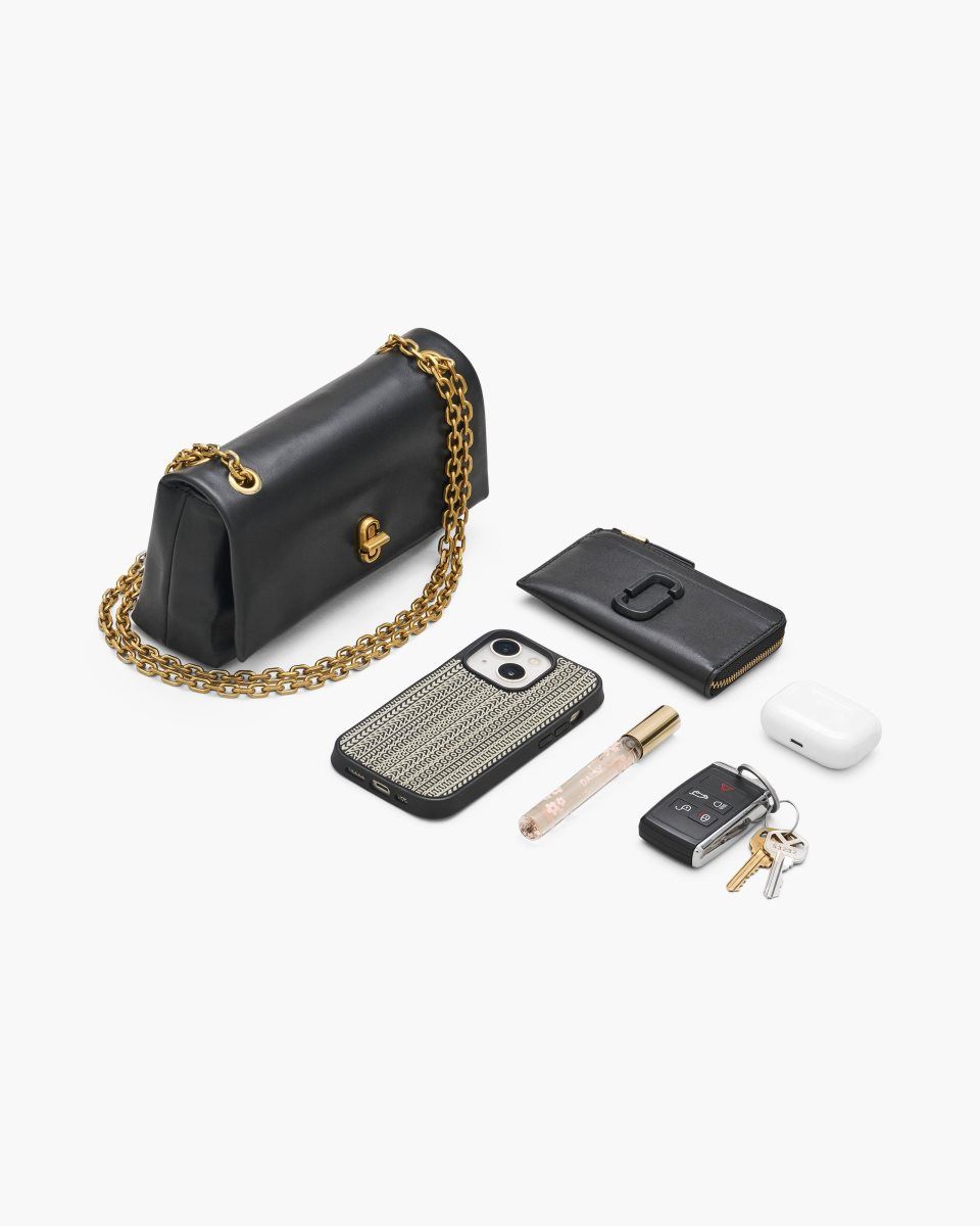 Sac Mini Marc Jacobs The Dual Chain Wallet Femme Cement | 941BIGLVJ