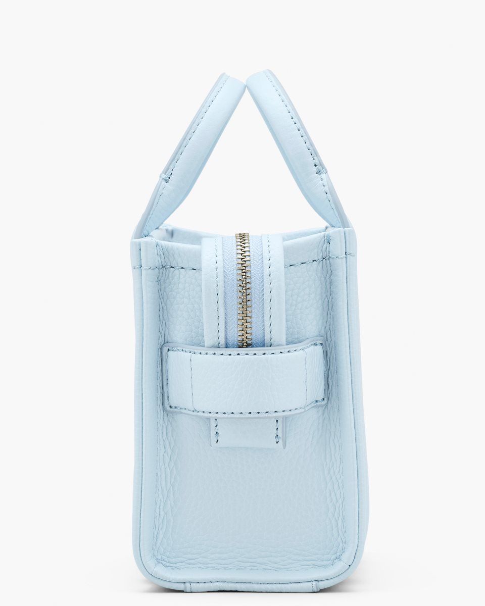 Sac Mini Marc Jacobs The Leather Crossbody Tote Bag Femme Bleu | 831NCVSRZ