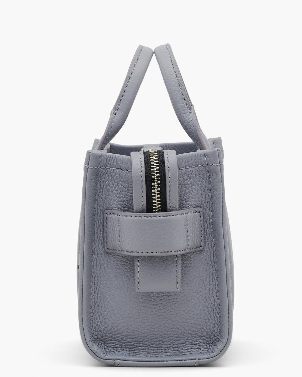 Sac Mini Marc Jacobs The Leather Crossbody Tote Bag Femme Grise | 893HFXGKQ