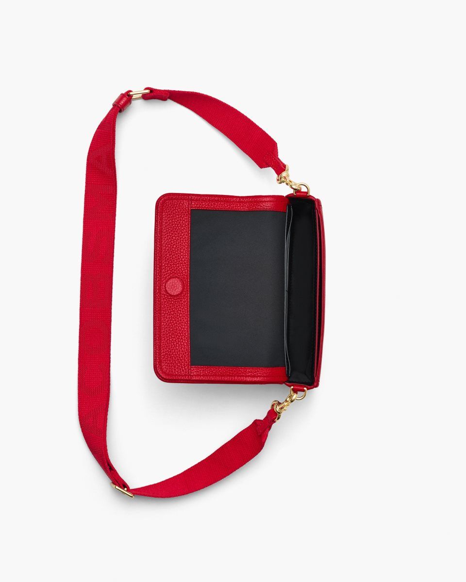 Sac Mini Marc Jacobs The Leather Mini Bag Femme Rouge | 692WGRYUS