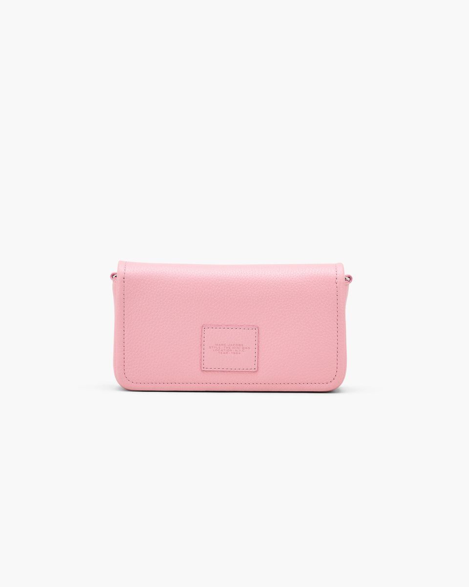 Sac Mini Marc Jacobs The Leather Mini Bag Femme Rose | 912PUAJSZ