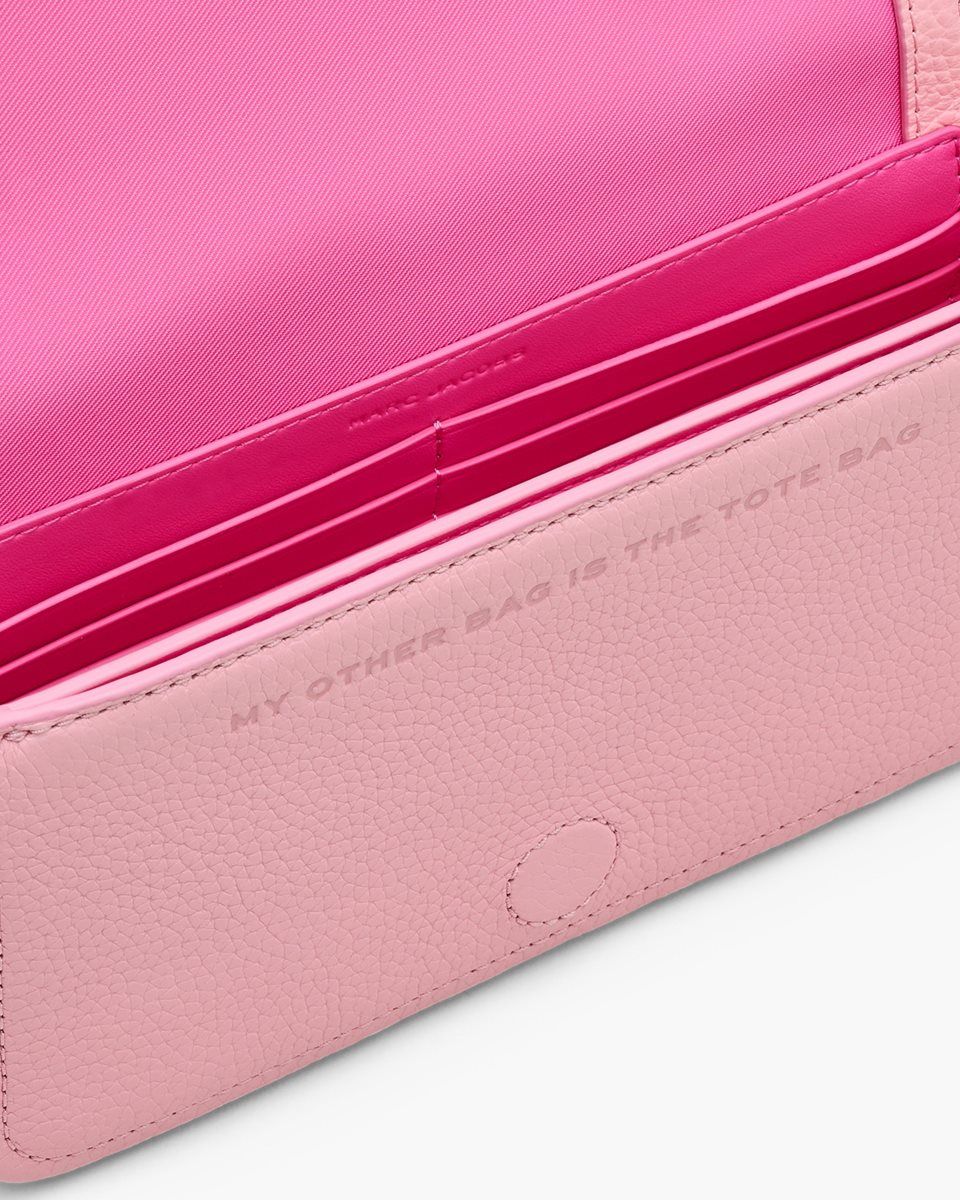 Sac Mini Marc Jacobs The Leather Mini Bag Femme Rose | 912PUAJSZ