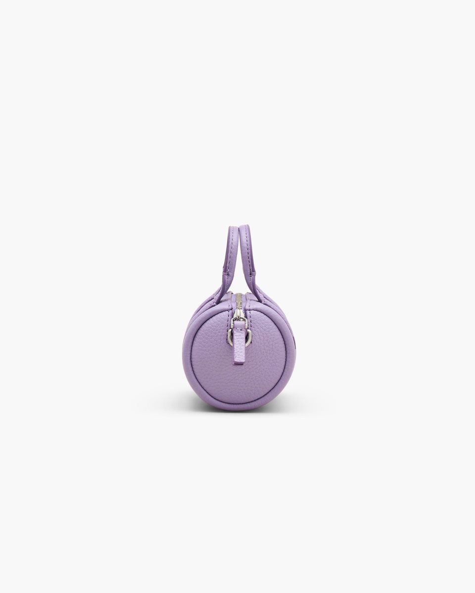 Sac Mini Marc Jacobs The Leather Nano Duffle Crossbody Femme Violette | 023AIWVSK