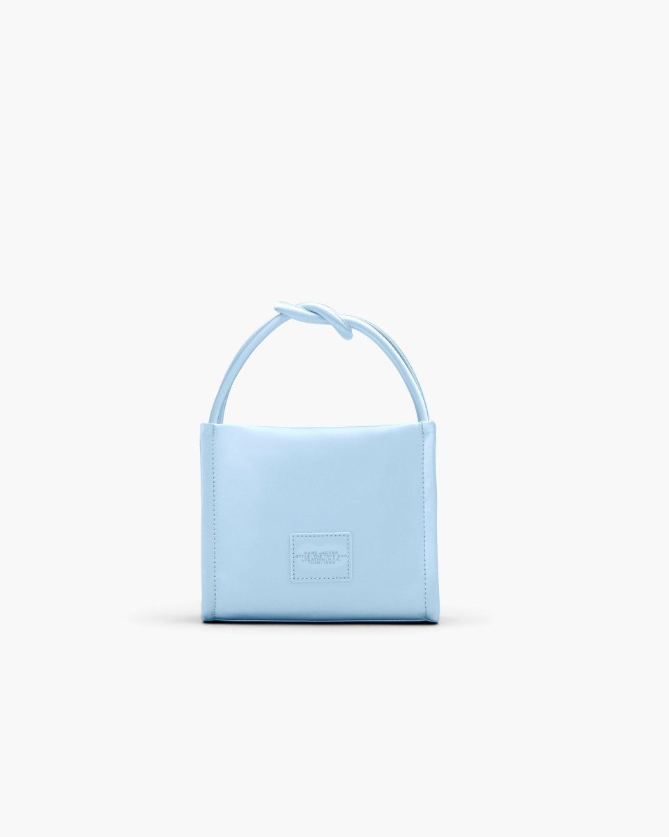 Sac Mini Marc Jacobs The Star Satin Mini Tote Bag Femme Bleu | 034DIYKGB