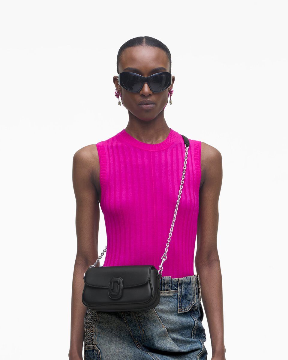 Sac Porté Épaule Marc Jacobs The Clover Shoulder Bag Femme Noir | 361BVCDIH