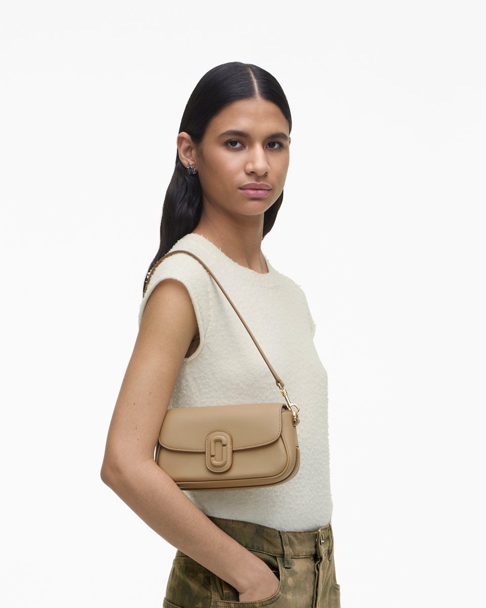 Sac Porté Épaule Marc Jacobs The Clover Shoulder Bag Femme Marron | 415TQPCMW