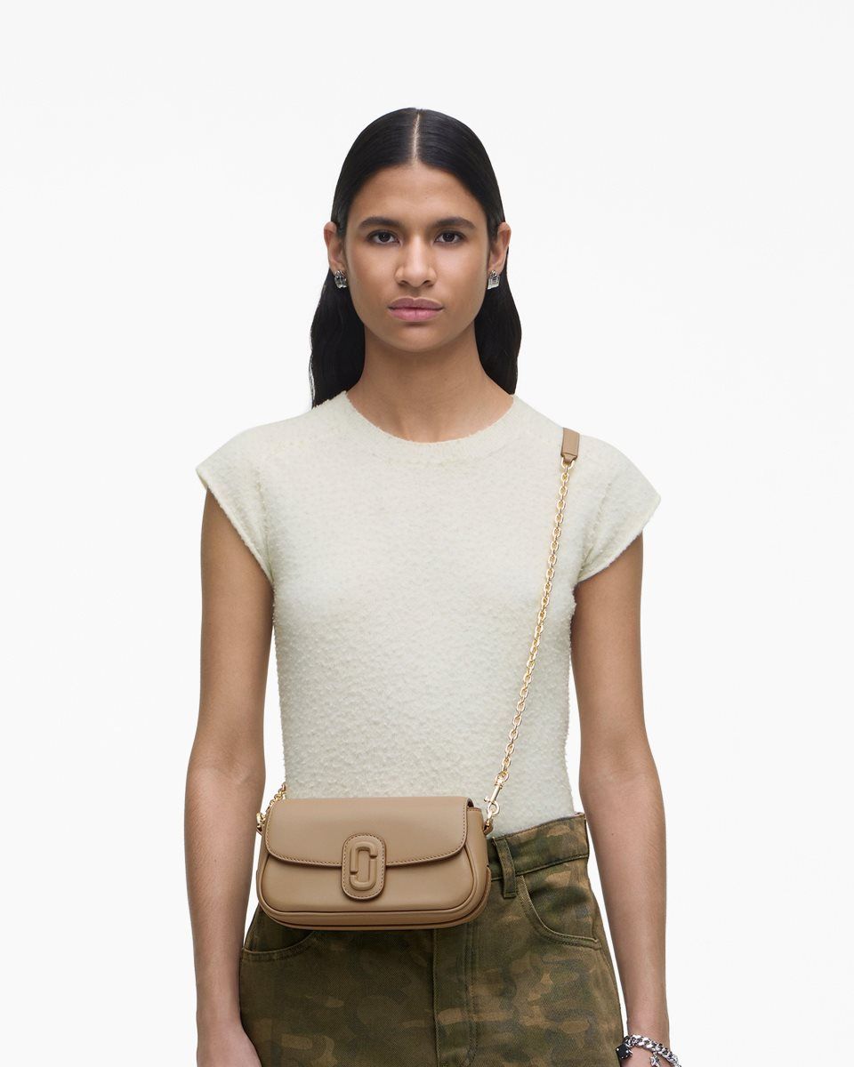 Sac Porté Épaule Marc Jacobs The Clover Shoulder Bag Femme Marron | 415TQPCMW