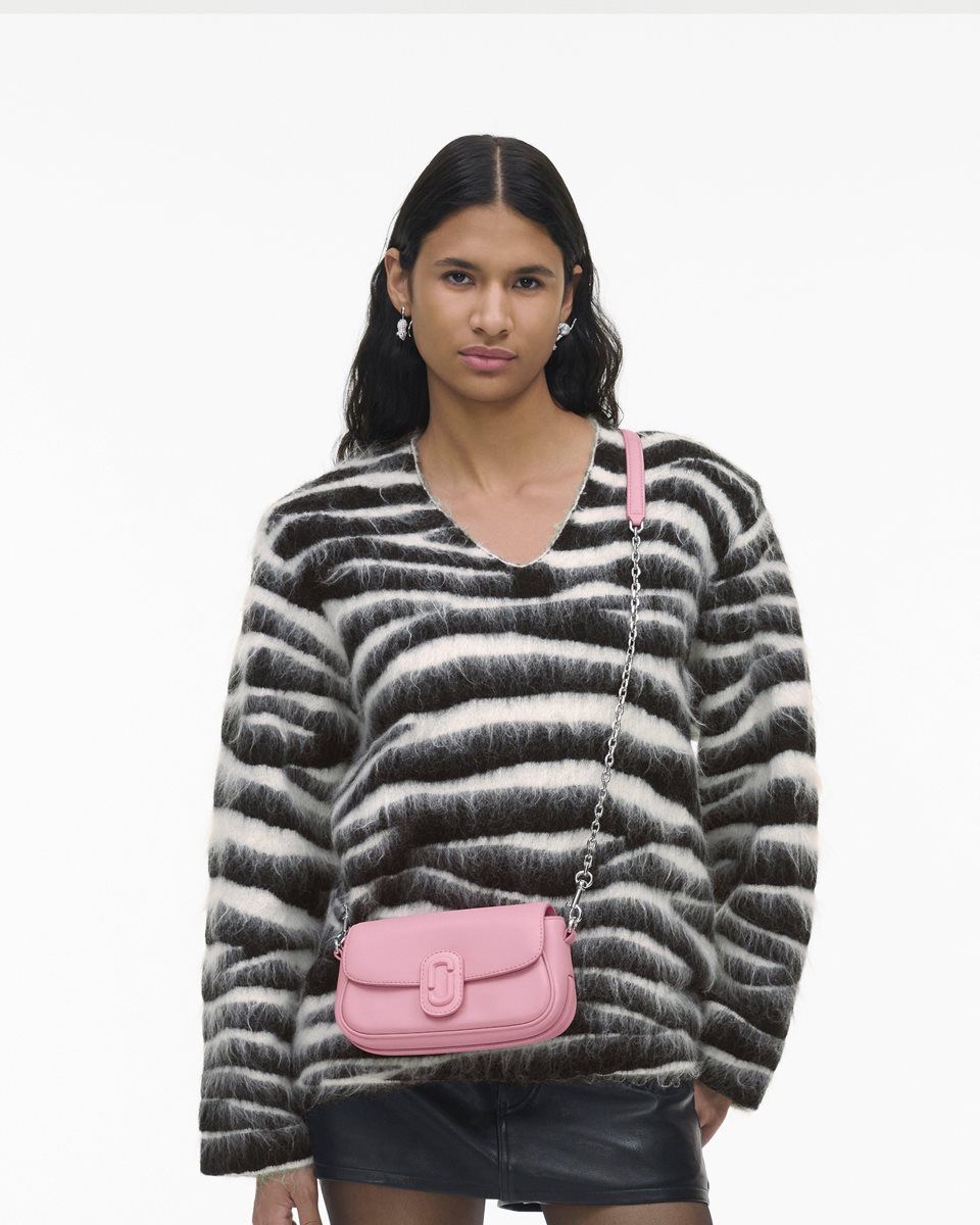 Sac Porté Épaule Marc Jacobs The Clover Shoulder Bag Femme Rose | 508SAVWFG